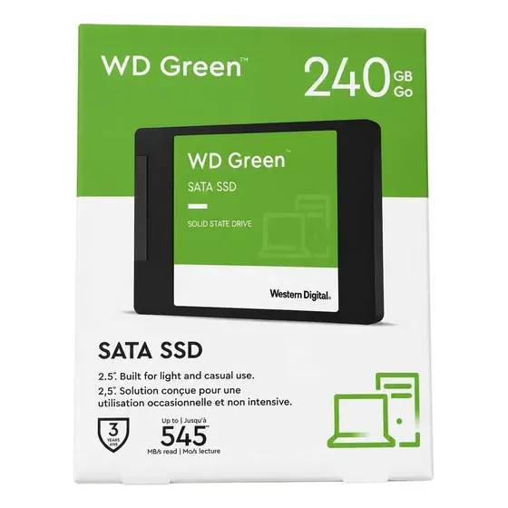Interno Western Digital Wd Green Wds240g3g0a 240gb Verde