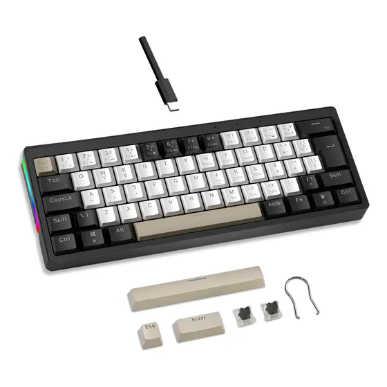 Teclado Mecânico,rgb Para Jogos Abnt2 Usb Pc,xbox E Ps4