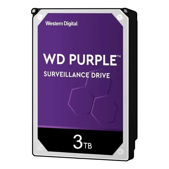 Hd 3 Tera Sata Para Cftv Purple Western Digital Intelbras