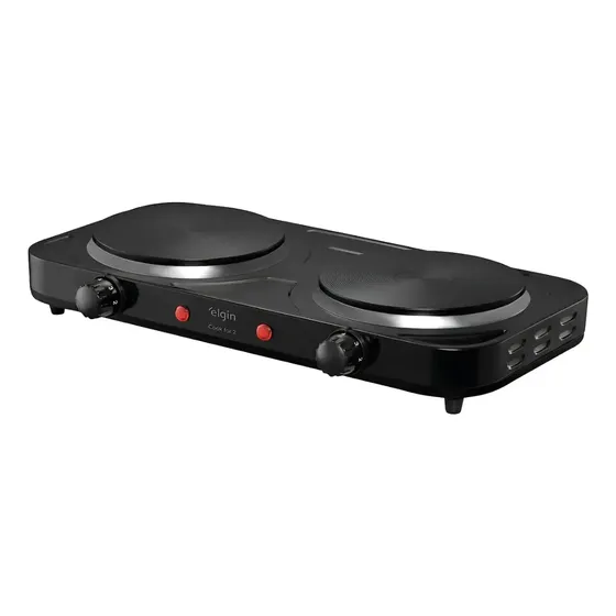Fogão Cooktop Elétrico Portátil 2 Bocas De Indução Elgin Fogão Cooktop Elétrico Portátil 2 Bocas De Indução Elgin