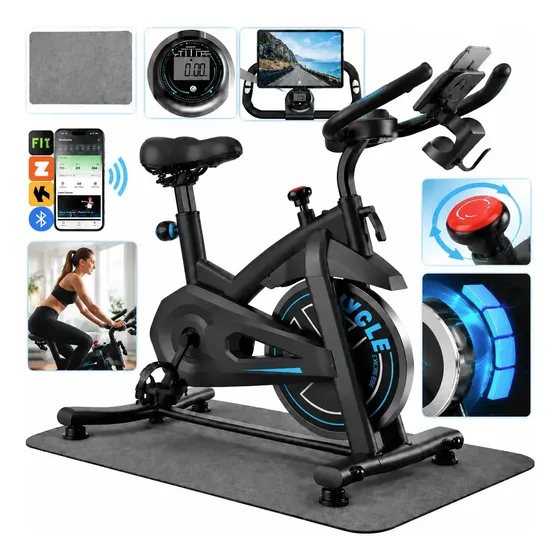 Bicicleta Ergométrica Spinning Treino Cardio Academia Casa
