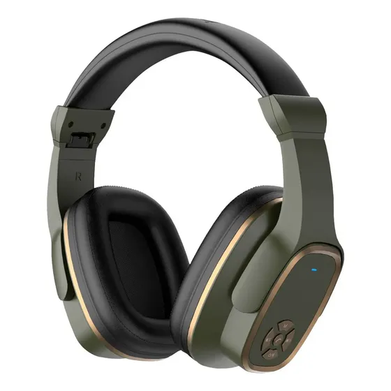 Fone de Ouvido Headset Bluetooth Basike Over-Ear com Microfone, Rádio FM e até 76 Horas de Bateria Fone de Ouvido Headset Bluetooth Basike Over-Ear com Microfone, Rádio FM e até 76 Horas de Bateria