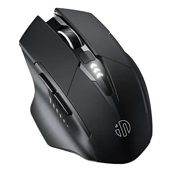 Mouse Sem Fio Inphic Bluetooth 5.1 + 2.4ghz Recarregável