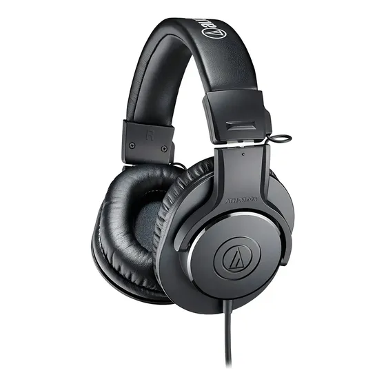 Fones de ouvido Audio-Technica ATH-M20x Professional Studio. Cor Preto