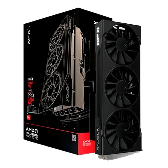 Placa De Vídeo Xfx Swift Amd Radeon Rx 9070 Oc 16gb Gddr6