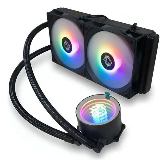 Water Cooler 240mm Fan Led Rgb Gamer Silencioso Intel Amd Pc