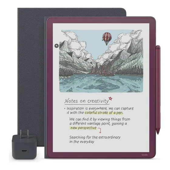 Pacote Amazon Kindle Scribe Essentials 64 Gb Colorsoft Preto