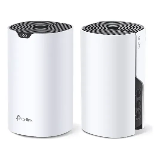 Roteador Wi-fi Mesh TP-Link Deco S7 Dual Band Ac1900 Gigabit Modo AP Pack com 2
