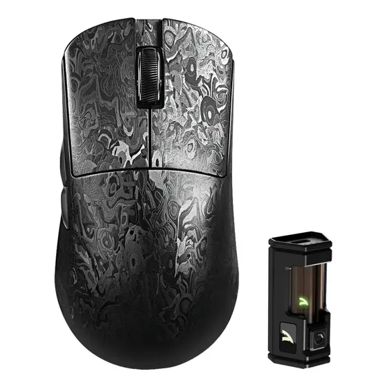 Attack Shark R11 Fibra De Carbono Mouse Para Jogos Sem Fio Cor Preto