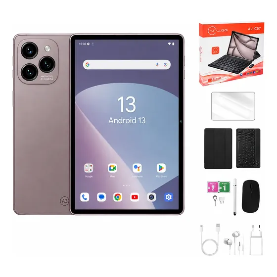 Tablet 10.1 Teclado+mouse 6gb Ram 128gb Android 13 50mp