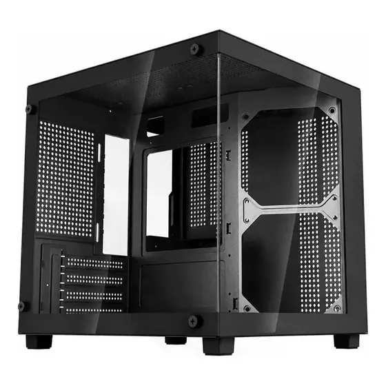 Gabinete Gamer Gstorm Vanguard, Mid Tower, Preto, Sem Fans