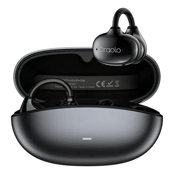 Fone de Ouvido Sem Fio Oraolo OE08 Bluetooth, com Microfone e IPX6 Para Esportes