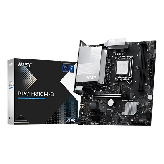 Placa-mãe Msi Pro H810m-b Ddr5 Lga1851 Preto