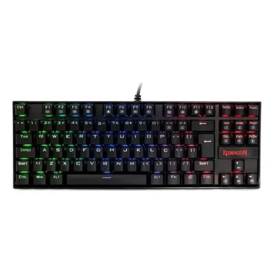 Teclado Mecânico Redragon Kumara Rgb Switch Brown K552rgb-1