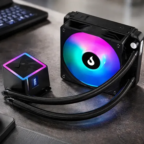Water Cooler Rise Mode Black Rainbow 120mm Intel AMD