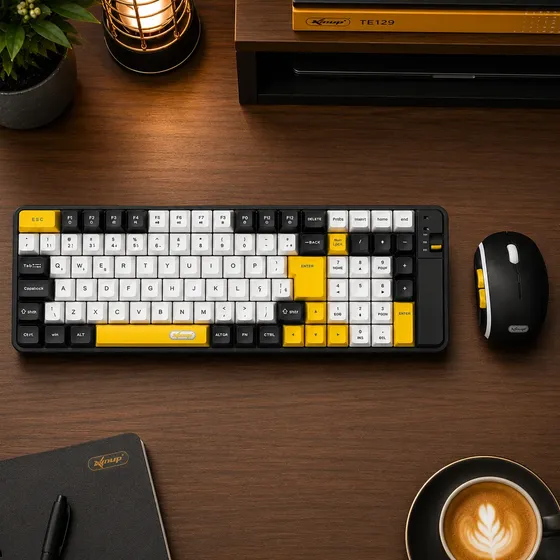 Kit Teclado E Mouse Wireles Sem Fio Usb Computador Notebook