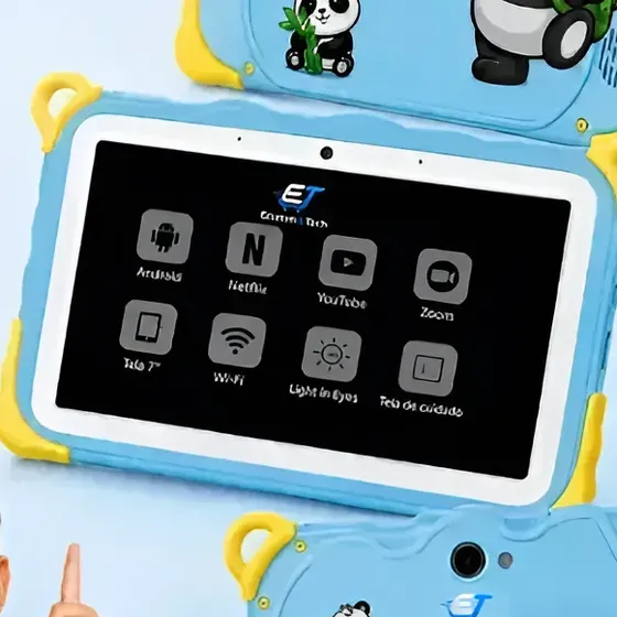 Tablet Infantil Kids Para Criança Com Youtube E Play Cor Ros