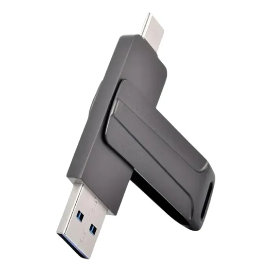 Pen Drive 16gb Duplo 2 Em 1 Usb-c E Usb-a Alta Velocidade Pen Drive 16gb Duplo 2 Em 1 Usb-c E Usb-a Alta Velocidade