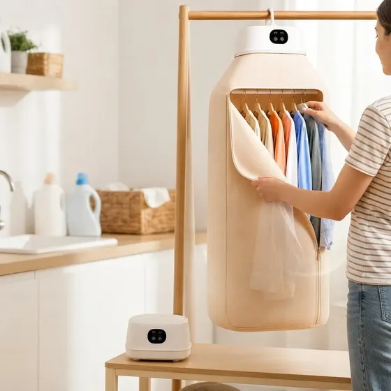 Secador De Roupas Portátil Elétrica A Ar Quente