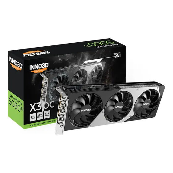 Placa De Vídeo Inno3d Rtx 5060 Ti X3 Oc, 8gb, Gddr7, 128-bit