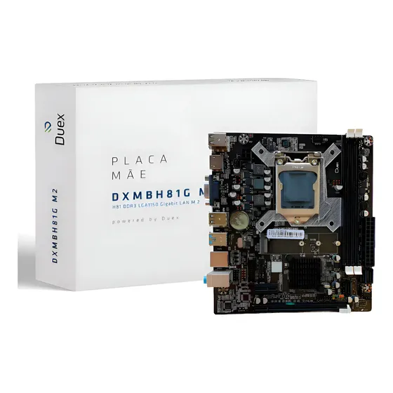Placa Mãe Duex DXMBH81G M2 Intel LGA 1150 DDR3 mATX H81