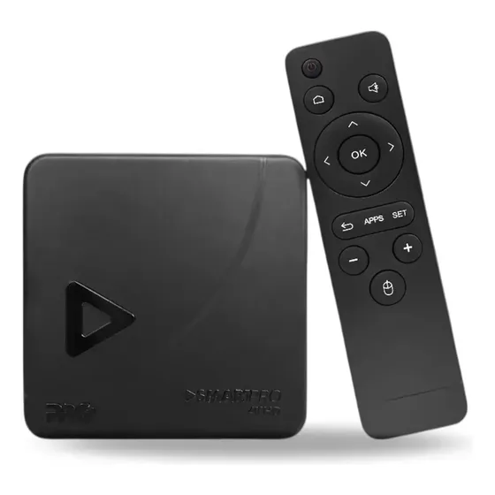 Tv Box Proeletronic SmartPro 4k, com Android 10 E 16gb Smart Box PROSB-3000/16GB