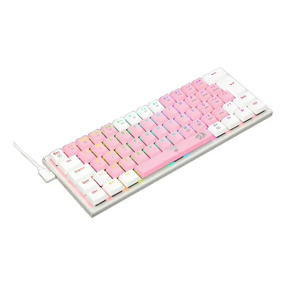 Redragon Anivia Rosa E Branco Rgb Switch Marrom