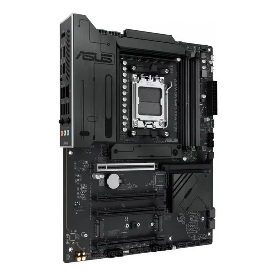 Placa Mãe Asus X870 Max Gaming Wifi 7 Amd Am5 Ddr5 Atx .