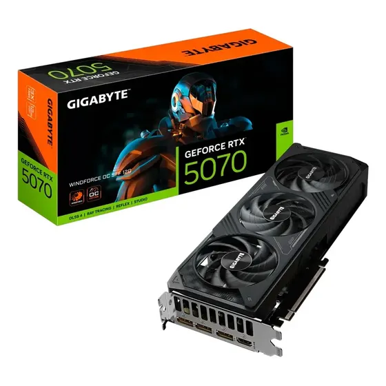 Placa Vídeo Gigabyte Rtx 570 12gb Gddr7 Windforce