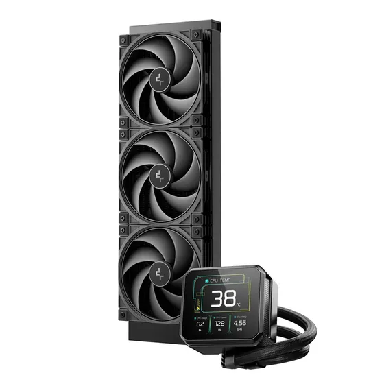 Water Cooler Deepcool Spartacus 360mm Tela Lcd 3.4 Gen6 Preto