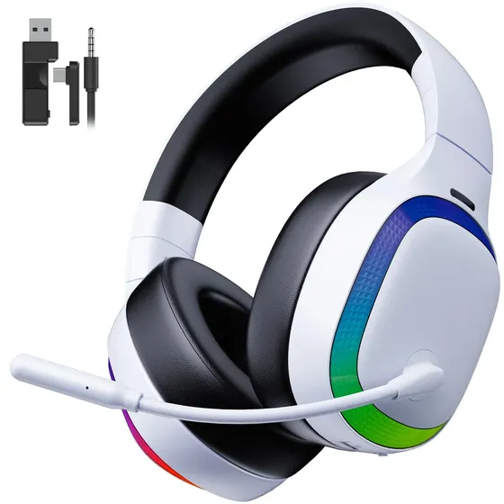 Headset Gamer BOGAST Captain 790 Sem Fio para PS5 e PC Com Microfone e Cancelamento de Ruído