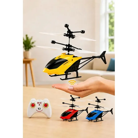 Helicoptero Controle Remoto Sensor Recarreg Mini Drone Usb