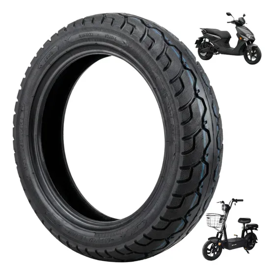 Pneu 2.75-10 4 Lonas Aro 10 P/ Scooter Moto Elétrica 100km/h