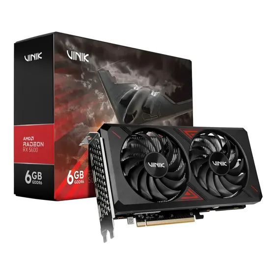 Placa De Vídeo Amd Radeon Rx 5600 6gb 192bits Gddr6 Vinik