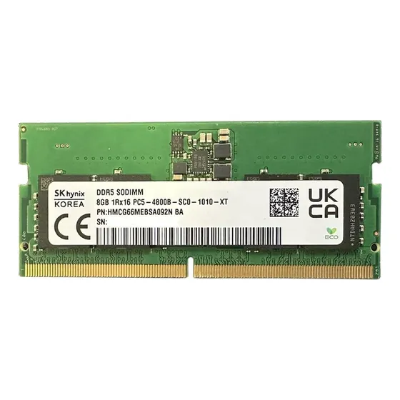 Memória RAM Notebook 8GB DDR5 4800Mhz CL40 SK Hynix HMCG66MEBSA092N Laptop SODIMM