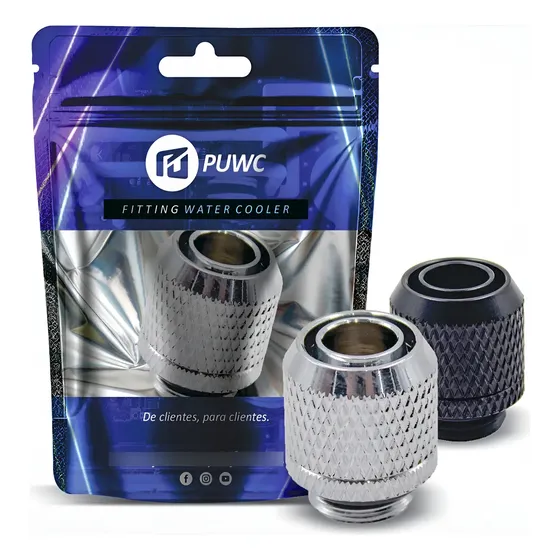 Fitting 12mm Para Water Cooler Custom E Selado - Rosca G1/4