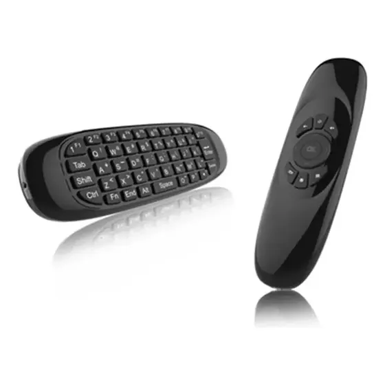 Air Mouse Mini Teclado Smart Controle Sem Fio 2.4 GHz Modelo KA-1999 Preto