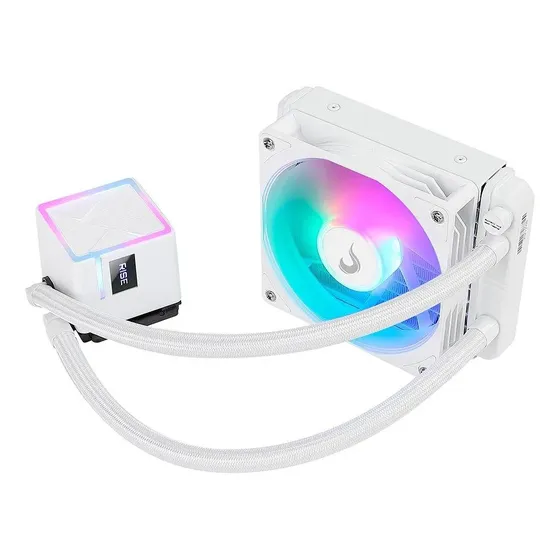 Water Cooler Gamer Rise Mode Frost Argb Rainbow 120mm Branco