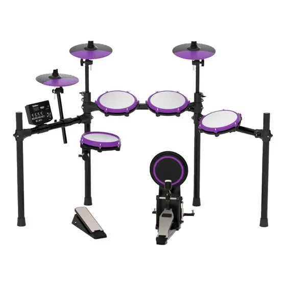Bateria Eletrônica Waldman Mesh MS-9 com Peles Mesh e 3 Pads Prato Bateria Eletrônica Waldman Mesh MS-9 com Peles Mesh e 3 Pads Prato