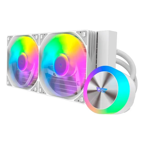 Water Cooler Para Processador Darkflash Dg240 - Branco