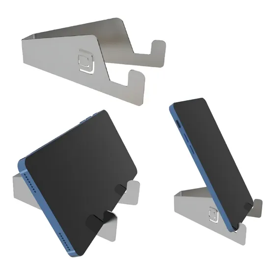 Suporte Metal Para Celular Smartphone Tablet Mesa Portátil Suporte Metal Para Celular Smartphone Tablet Mesa Portátil