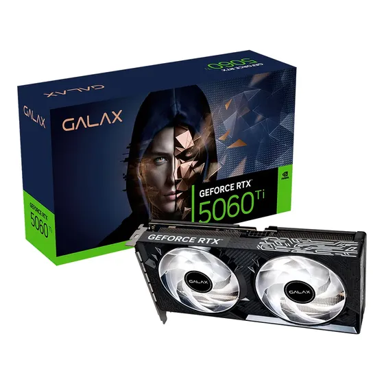 Placa De Video Galax Geforce Rtx 5060 Ti 1-click Oc V2 8gb