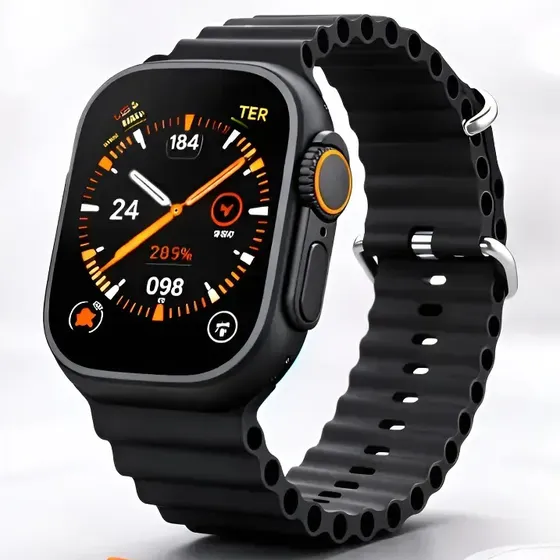 Relógio Smartwatch S9 Ultra Inteligente Série 10 Bluetooth Nfc 49mm + Pulseira e Pelicula Mzcell