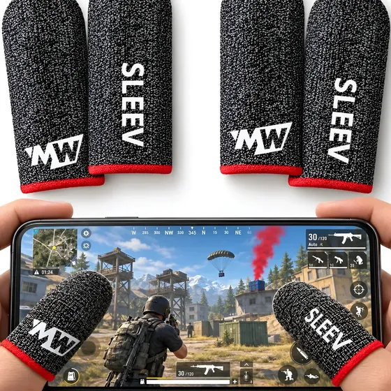 Luvinha De Dedo Anti-suor (02 Pares) Gamer Free Fire Pubg