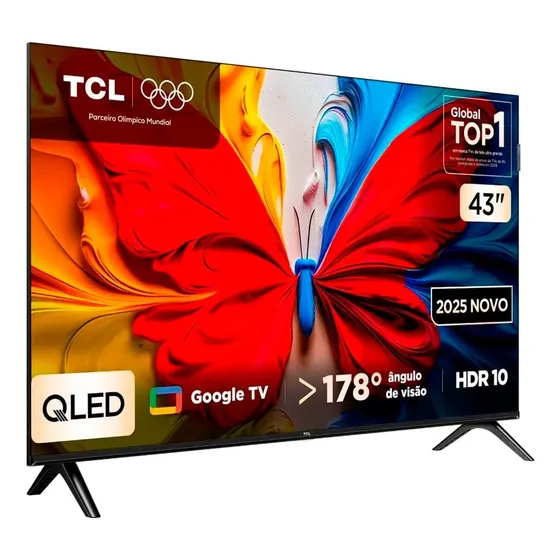 Smart Tv Tcl 43'' Qled Full Hd Hdr10 43s5k Google Tv Smart Tv Tcl 43'' Qled Full Hd Hdr10 43s5k Google Tv