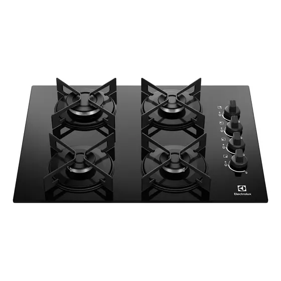 Cooktop 4 Bocas Gás Electrolux Grade De Aço Fosco (ke4gr)