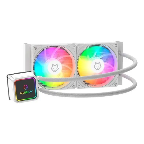 Water Cooler Husky Freezy, Argb, 240mm, Amd E Intel, Branco