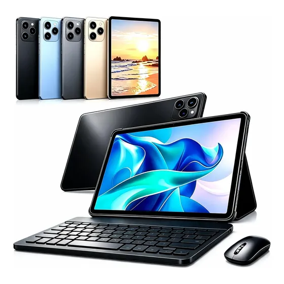 Tablet 10.1 6gb Ram 128gb Com Caneta Teclado Mouse Fone