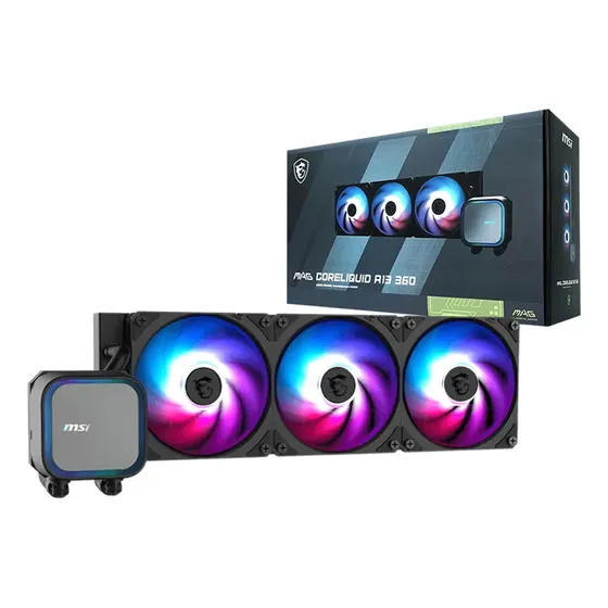 Water Cooler Msi Mag Coreliquid A13 360 Preto