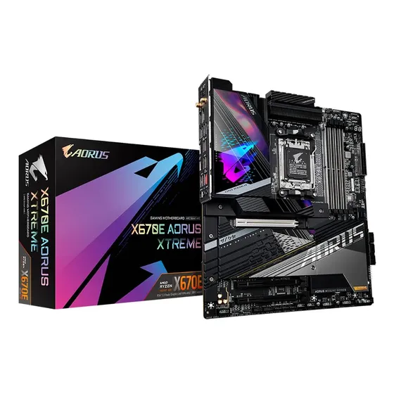 Placa Mãe Gigabyte Para Amd Am5 X670e Aorus Xtreme Wifi 4xdd